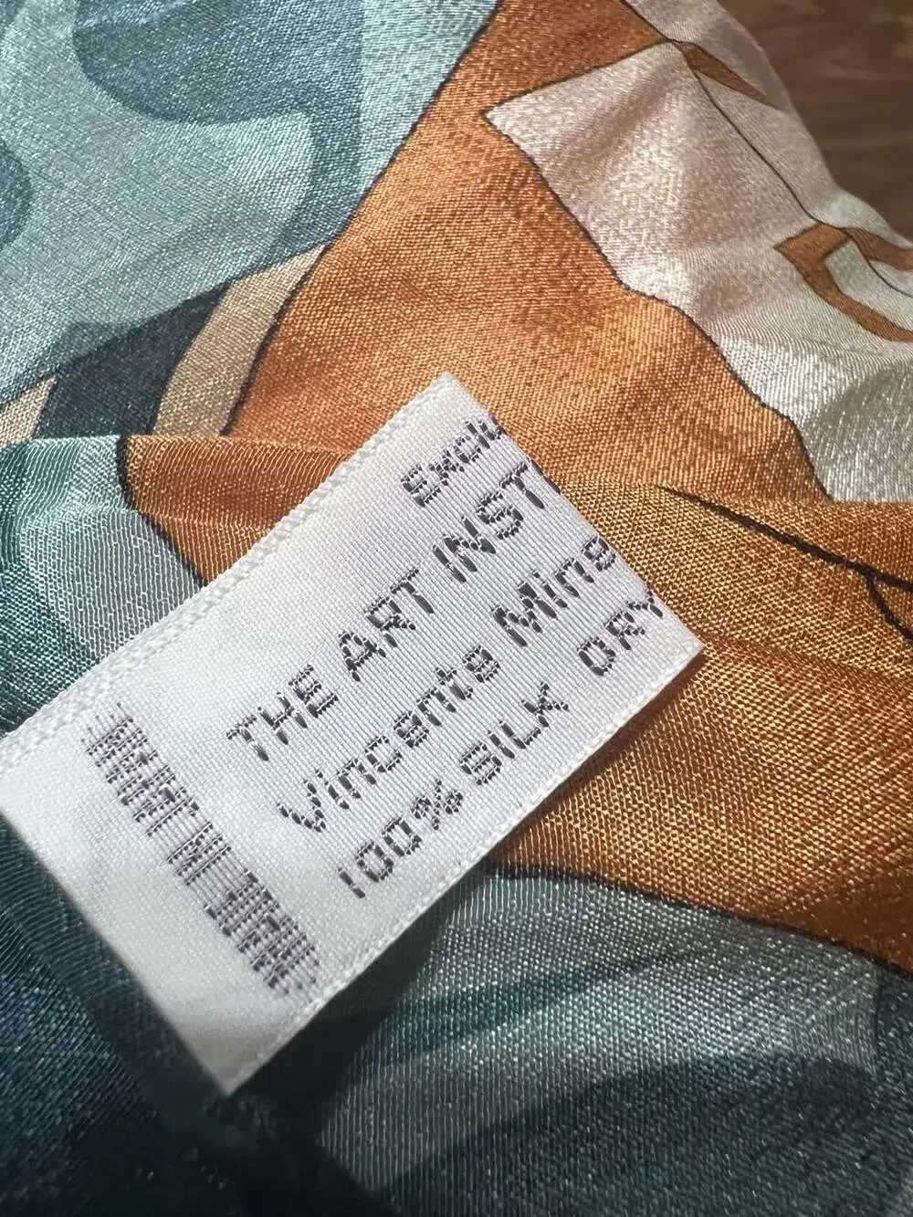 The Art Institute of Chicago Kabuki-Themed 100% Silk Scarf